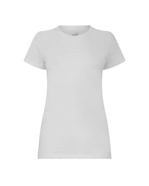 Women's Puma Deluxe T-Shirt in Puma White