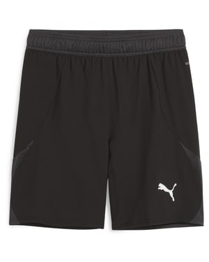 Men's Puma Teamfinal Shorts Football Shorts in Black/Wh