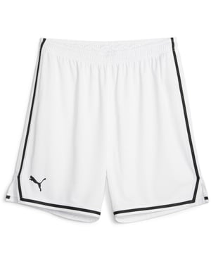Men's Puma Hoops Team Game Basketball Shorts in White