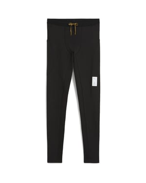 Men's Puma X Saysky Fleece Performance Running Tights in Black