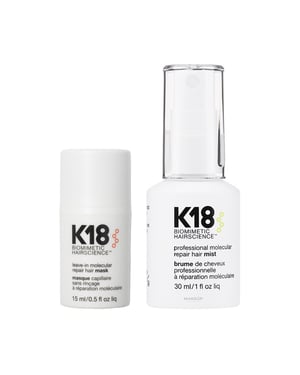 K18 Duo K18 Leave-in Molecular Repair Hair Mask 15ml And Molecular Repair Hair Mist 30ml