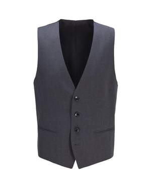 Men's Boss Waistcoat in Dark Grey
