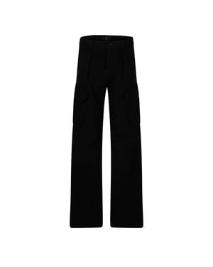 Men's Belstaff Stanham Cargo Trousers in Black