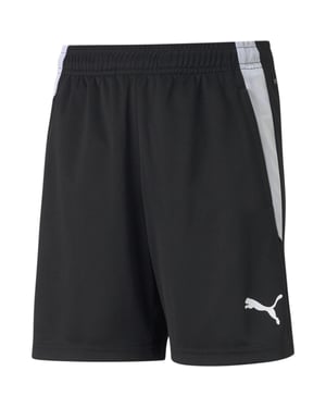 Boys Puma Teamliga Training Shorts Jr Football Short Unisex Kids in Black-White