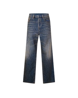 Men's Diesel Cl 2001 D Mac in Blue Denim