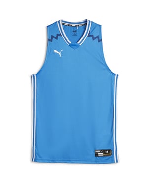 Men's Puma Hoops Team Game Performance Basketball Jersey in Electric Blue