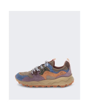 Flower Mountain Dames lage sneaker met veters