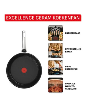 Tefal Excellence keramische koekenpan 28cm