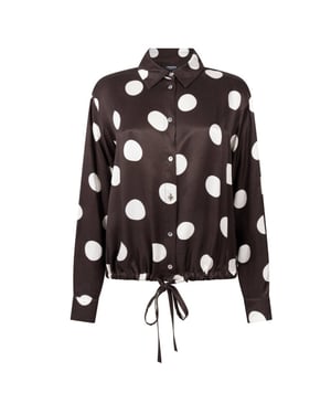 Jansen Amsterdam Blouse lange mouw dot w26