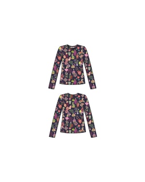 Oilily Tommorrowland l.sl. jersey crew top