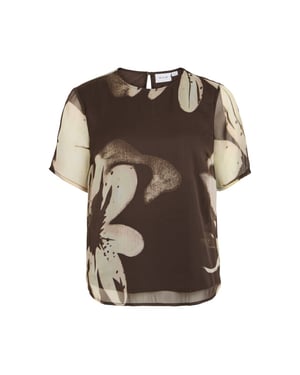Vila Vilovisa top met bloemenprint