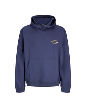 Jack & Jones Jornorrebro typo back sweat hood sn jnr raf