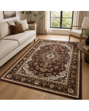 Muratap Nain klassiek vintage oosters vloerkleed medaillon 200x290 cm