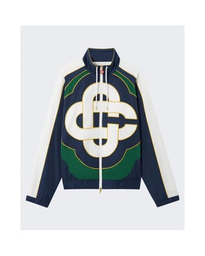 Casablanca Heren cc applique colourblock windbreaker jacket