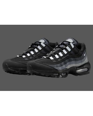 Nike Air Max 95 Black Grey Gradient Trainers