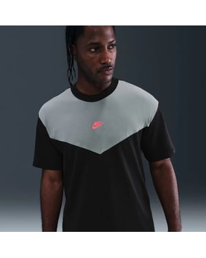 Nike Tech Sportswear Mens Black Grey T-Shirt