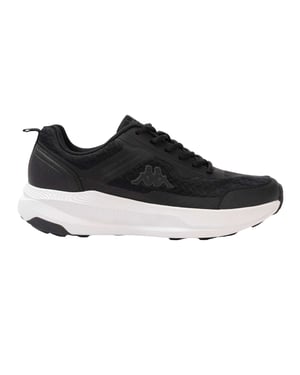 Kappa Lage sneakers voor heren met Ripa-logo (Zwart, Wit)