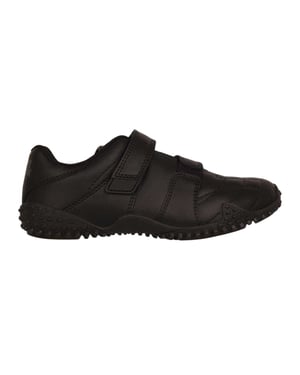 Lonsdale Kinderen Fulham Leren Sneakers (Zwart)