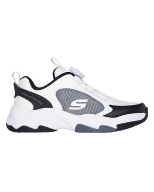 Skechers Retrotech-sportschoenen met contrasterende details voor kinderen (Wit, Zwart)