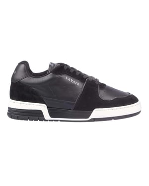 Lavair Heren-sneakers van Vadum-nappaleer (Wit, Zwart)