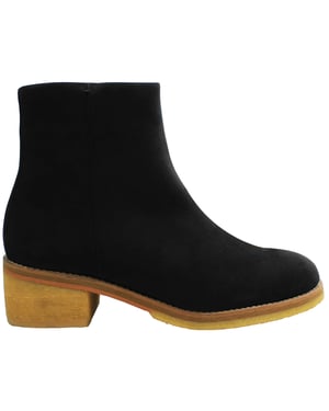 Clarks Amara Crepe Womens Black Ankle Boots