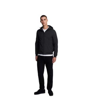 Lyle & Scott Softshelljas voor heren, standaardpasvorm (Jet Zwart)