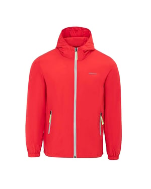 Donnay Heren Lichtgewicht Jas met Capuchon (Rood)