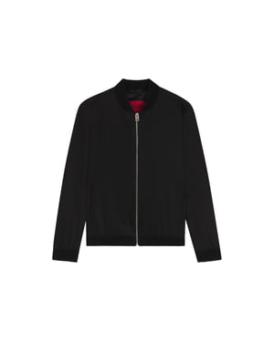 Hugo Evalom effen overshirt voor heren (Zwart)