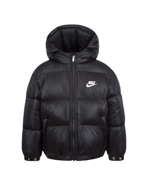 Nike Kinder Logo Puffer Jacket (Zwart)