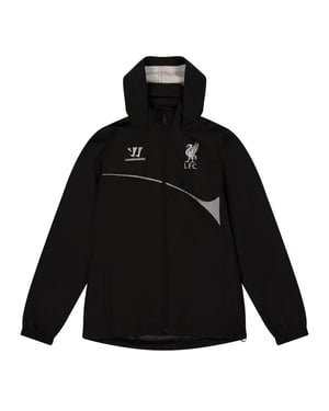 Warrior Lichtgewicht trainingsjack met capuchon van Liverpool FC voor heren (Zwart)