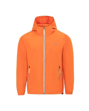 Donnay Heren Lichtgewicht Jas met Capuchon (Oranje)