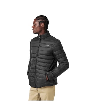 Aquascutum Pufferjacka för män (Svart)