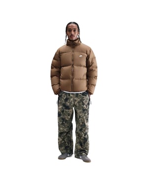 Nike Heren Therma Fit Puffer Jas (Mosswood bruin)