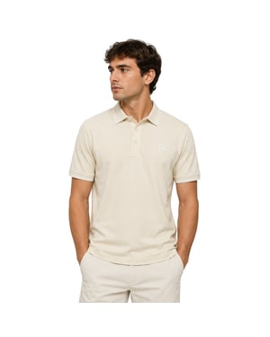 Crosshatch Heren Preece Poloshirt (Lichte steen)