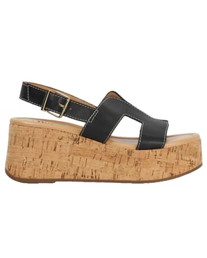 Dune London Dames Kouper Sandalen (Zwart)