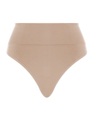Wolford Naadloze string met hoge taille voor dames (Klei)