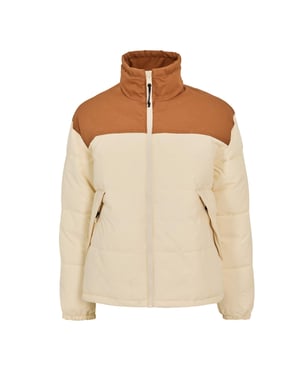 Timberland Welch Mountain-pufferjas voor dames (Wit/Rook)