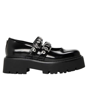 Steve Madden Leren muiltjes voor dames van Overt Action (Zwart)
