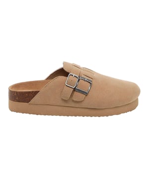 Rocket Dog Abel Plus suède platformklompen voor dames (Taupe)