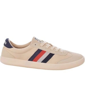 Lambretta Herr Canvas Båtskor (Off White/Beige)