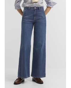 Bugatti Damen Jeans van katoen-stretch met rechte pijpen
