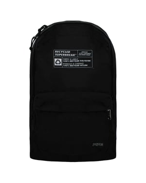 JanSport Recycled Superbreak 26L Mens Black Backpack