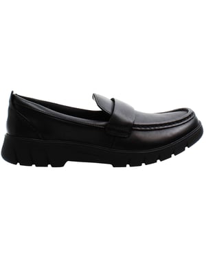 Clarks Branch Kids Black Shoes