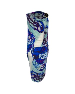 Emilio Pucci midi-jurk met print in veelkleurige viscose
