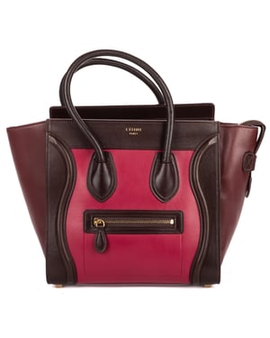 Micro Tricolor Luggage   handtas