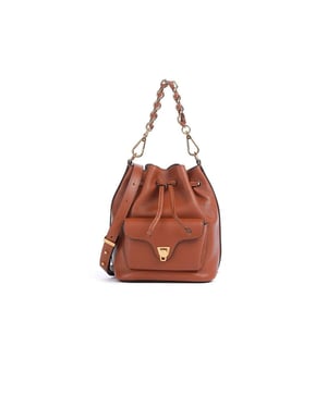 Coccinelle Bucket Bag Kognac