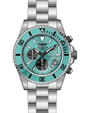 Invicta Pro Diver 51123 Herenhorloge - Quartz Uurwerk - Roestvrij Staal met Blauwe Wijzerplaat - 44 mm