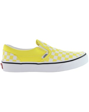 Vans Classic Kids Yellow Plimsolls