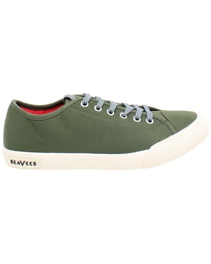 Seavees Army Issue Low Standard Womens Green Plimsolls
