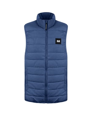 Weekend Offender Gacha Mens Deep Blue Gilet
